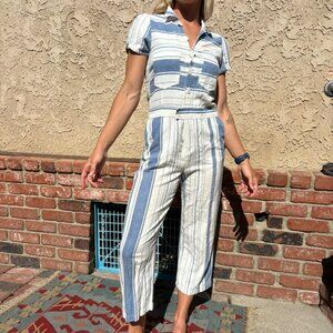 Christy Dawn Penny Striped Jumpsuit